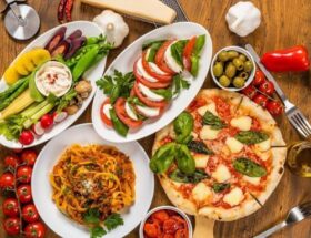 platos de la comida italiana